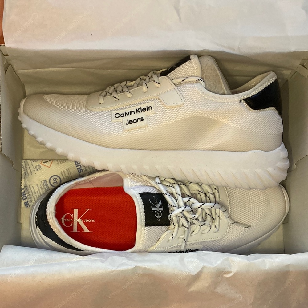 White Calvin Klein Sneakers - NWT
